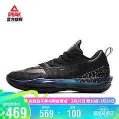 peak匹克态极大三角篮球鞋30男减震回弹舒适软底耐磨防滑运动鞋et