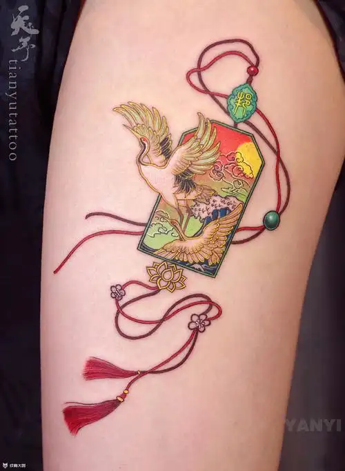 平安符御守纹身图案大全 - 纹身大咖