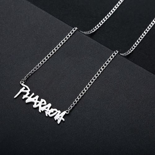 定做活死人法老红花会说唱会馆厂牌定制街舞吊坠男女朋克项链说唱会馆