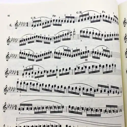 弗莱什小提琴音阶体系:每日大,小调音阶练习教材书籍 人民音乐出版社