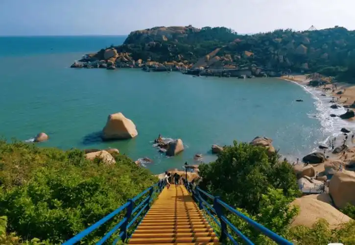 省内自驾游网红打卡点台山那琴半岛地质海洋公园酒店自助早餐海洋地质