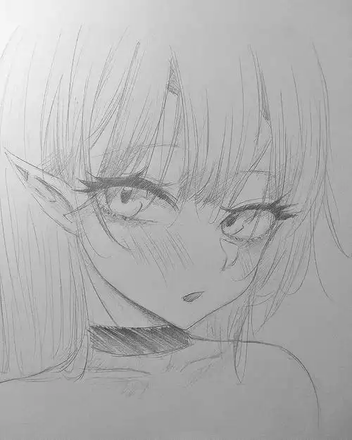 想练习动漫女生头部吗67这组素材够你画很久