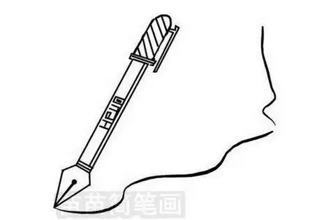 鸡毛钢笔简笔画 简笔画图片大全-蒲城教育文学网