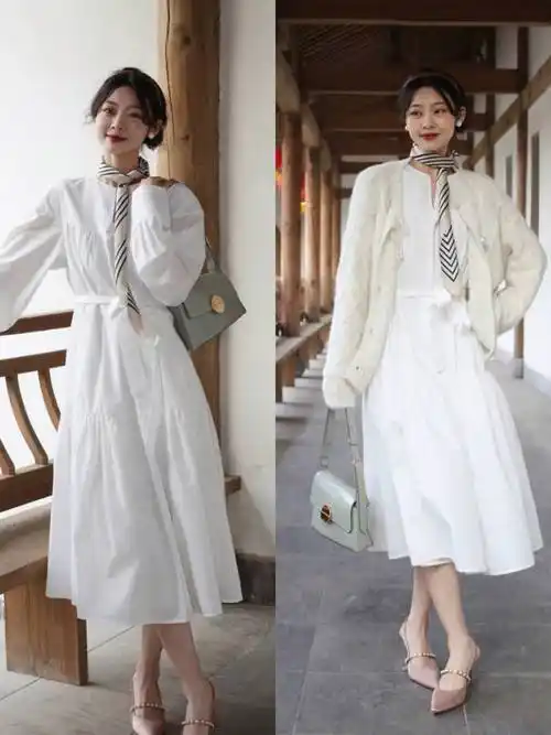 秋天穿衣打扮想省钱?用这几类外套搭"连衣裙",就万事大吉了!