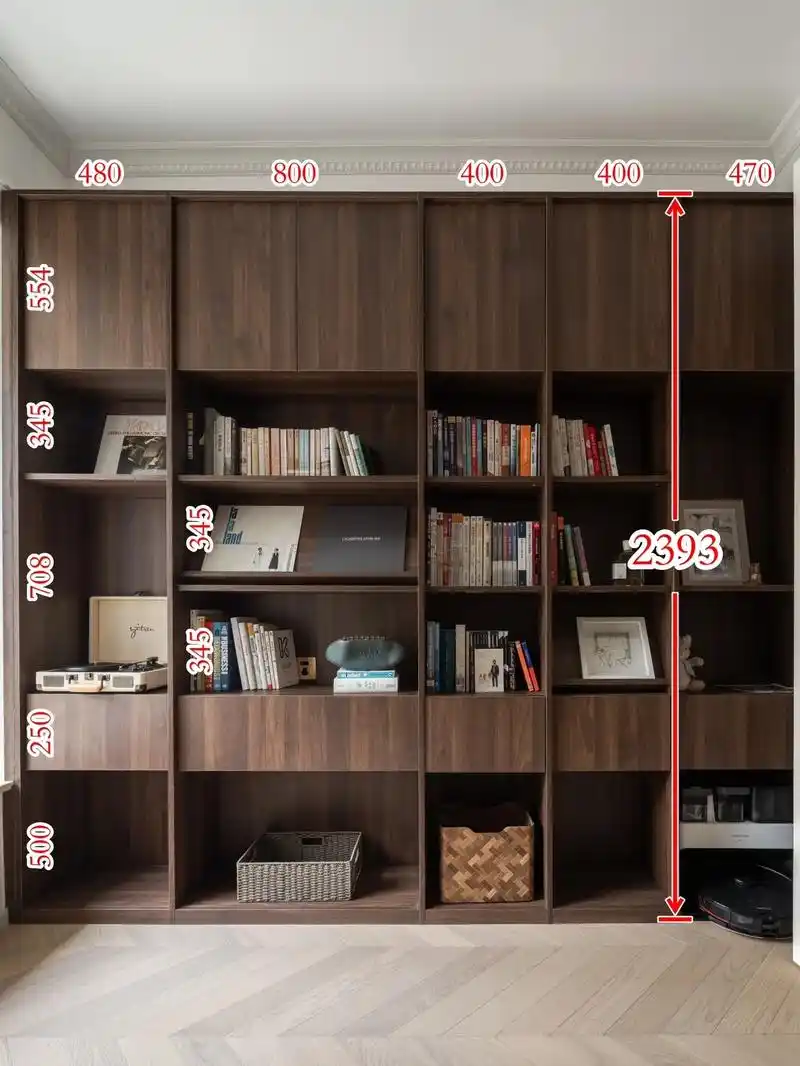 书柜96&悬空书桌97|下单尺寸大公开.本