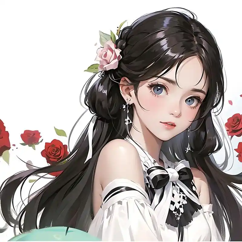 玫瑰少女头像