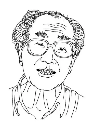 刘勇良线描人物作品系列之中国艺术大师