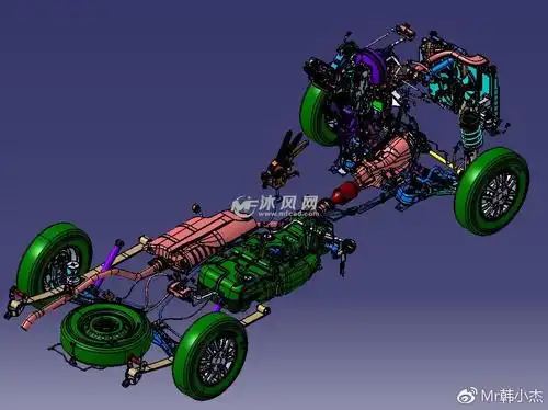 面包车底盘结构图