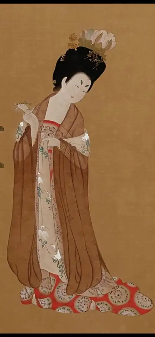 《簪花仕女图》,现藏于辽宁省博物馆……_高清图集_新浪网