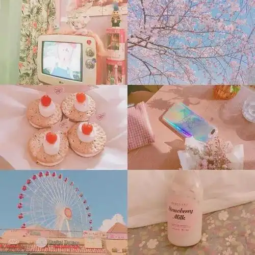 粉嫩少女心微信朋友圈封面图