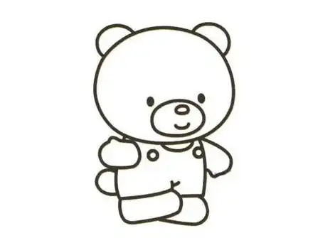 可爱小熊简笔画可爱小熊简笔画超萌