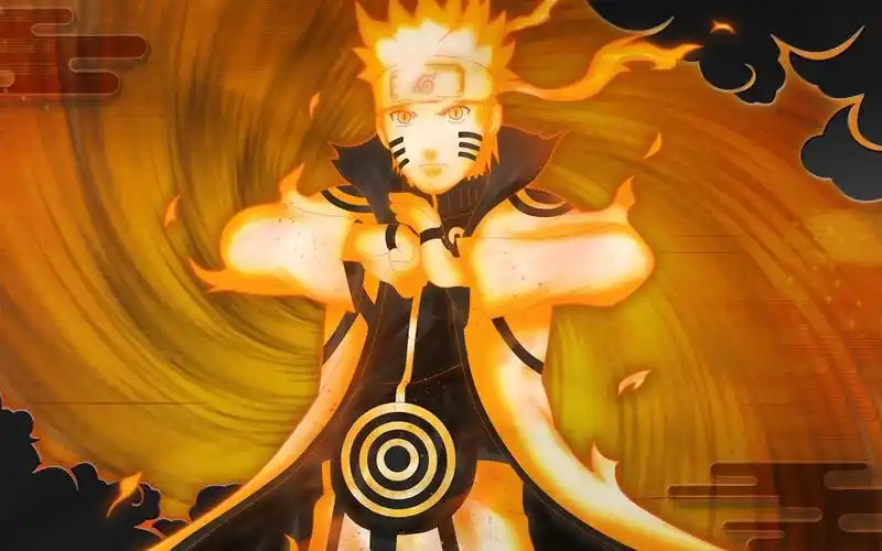 金色闪光!鸣人第一次 尾兽化