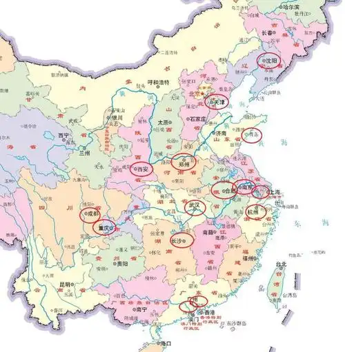 东部沿海诸省也开始效仿中西部来打造强省会这两个最可能成功