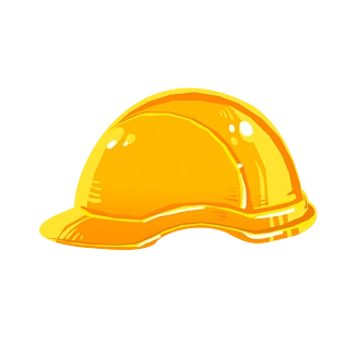 安全第一黄色安全帽