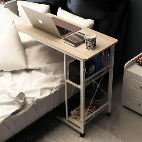 懒人床边笔记本电脑桌台式家用床上用简易书桌简约折叠移动小桌子