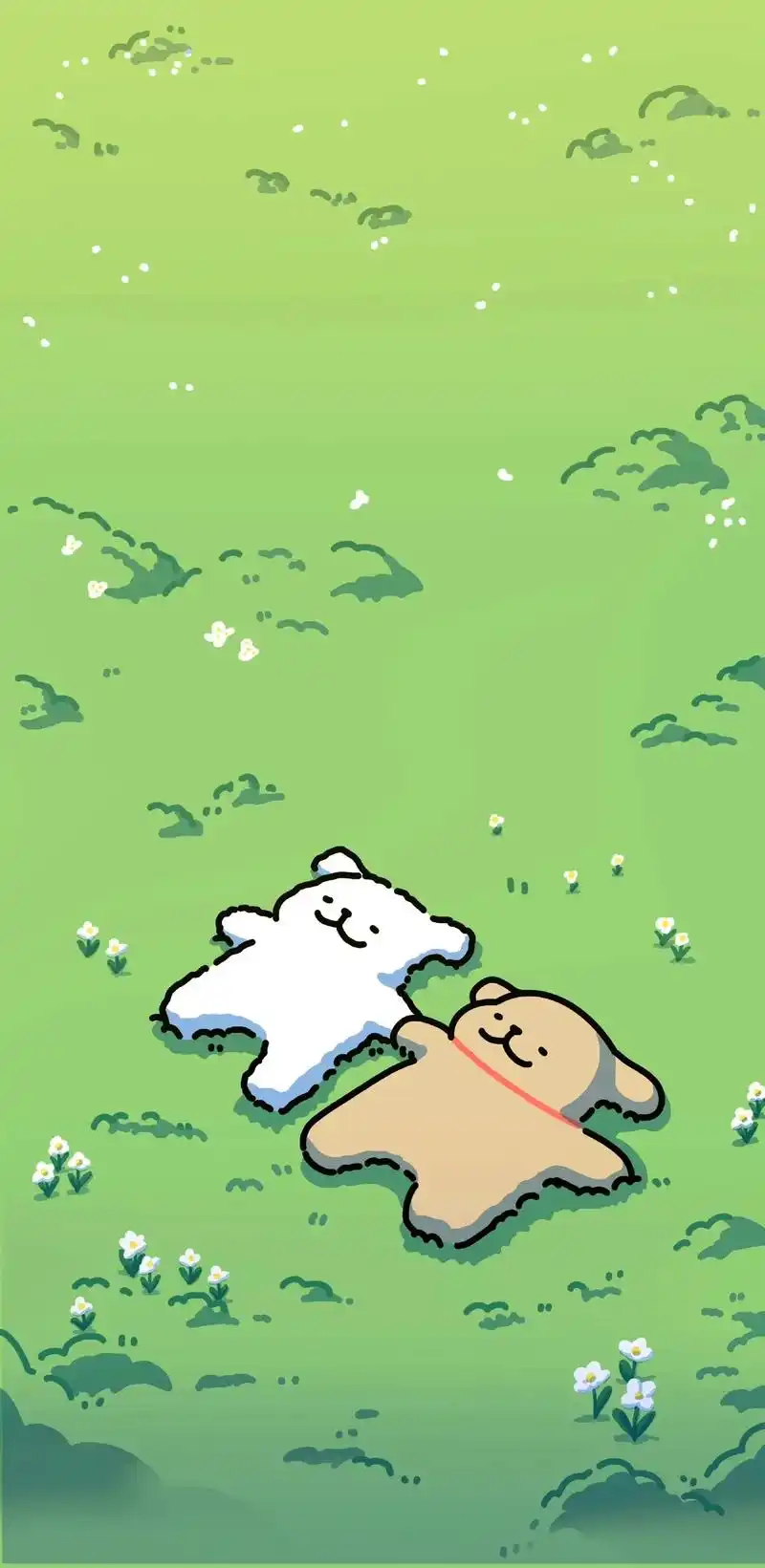 可爱绿色壁纸.#屏保该换了系列 #快来和我一起玩吧 #解压小 - 抖音