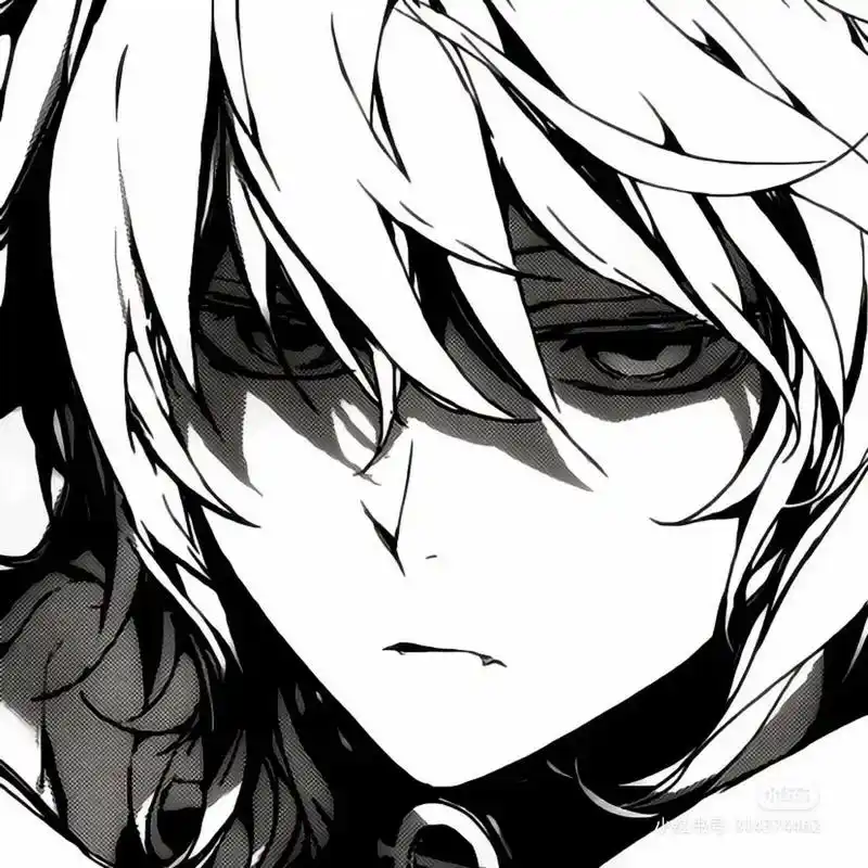 眼神杀!国服野王都在用的黑白动漫男头像