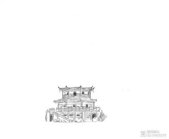 洛阳文峰塔简笔画怎么画