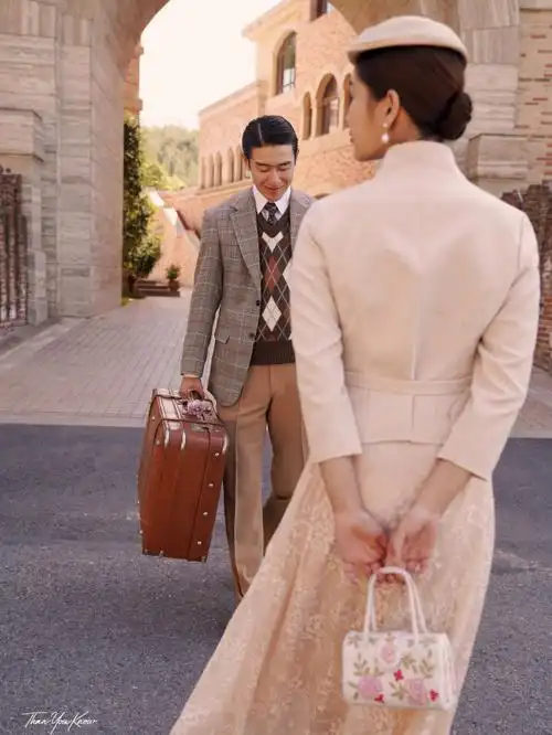 姐们们一定要拍的一组英伦风复古婚纱照60