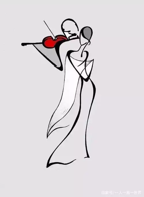 极简主义绘画下的美女,沉醉了!