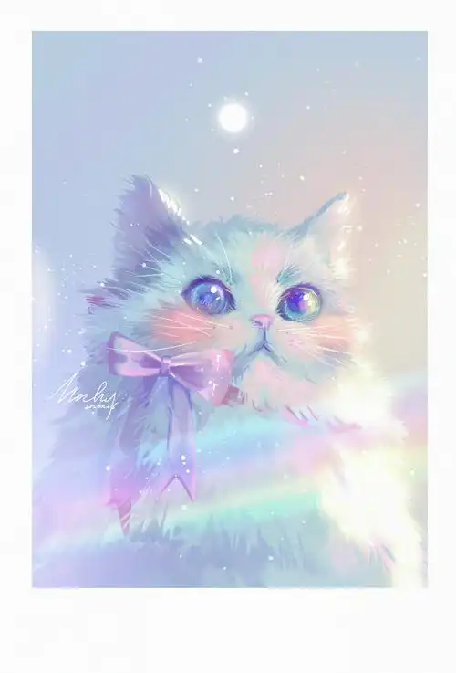 静谧系列少女心梦幻手机壁纸_可爱_手机壁纸下载_美桌网