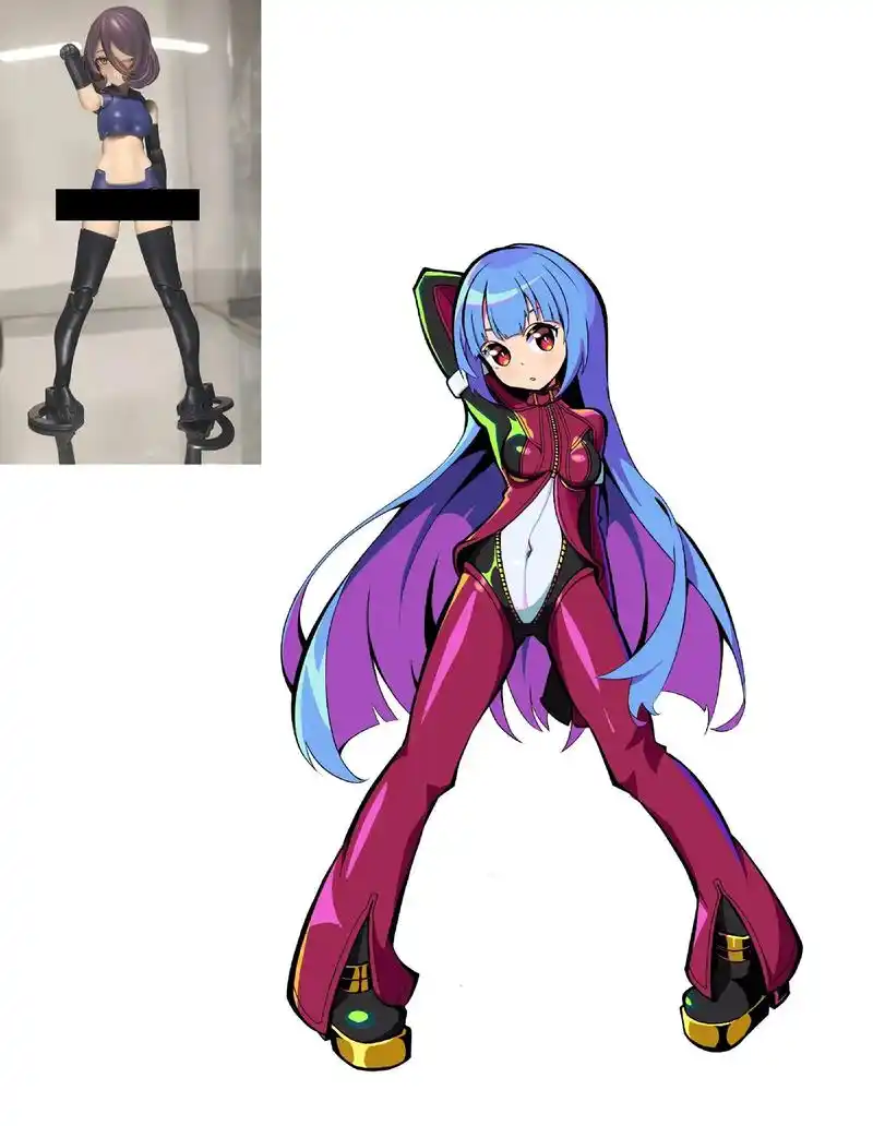 模型机娘的正确用法(画画人版).一些人体速写练习