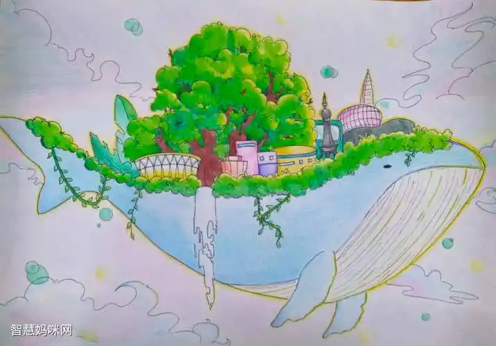 世界环境日中小学生绘画比赛获奖作品