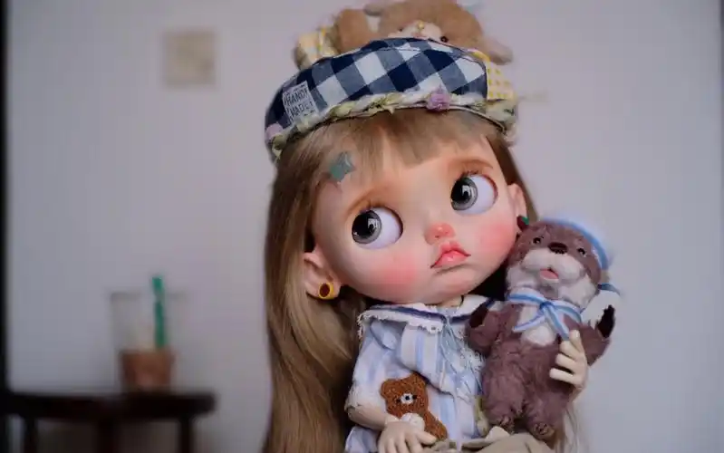 【blythe小布改娃】妆宝芽芽 嘟嘟嘴【七星星改妆】