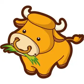 卡通小牛头像可爱图片大全