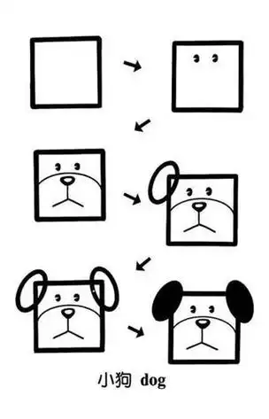 正方形图片简笔画 幼儿园正方形图片简笔画