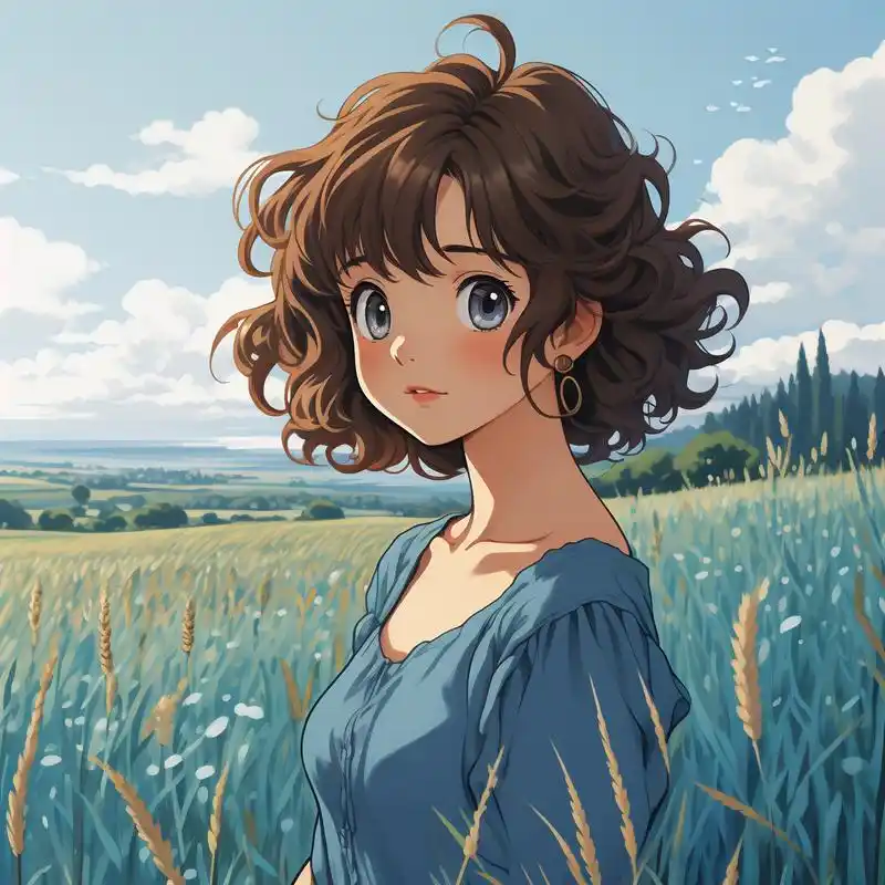 这款头像,充满了吉卜力动画的温馨与浪漫,让人一看就爱上了.