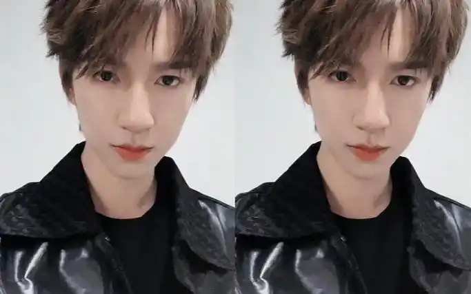 【贺峻霖】小贺本周的第五个早八,收工后发现额头长了颗痘哈哈哈好