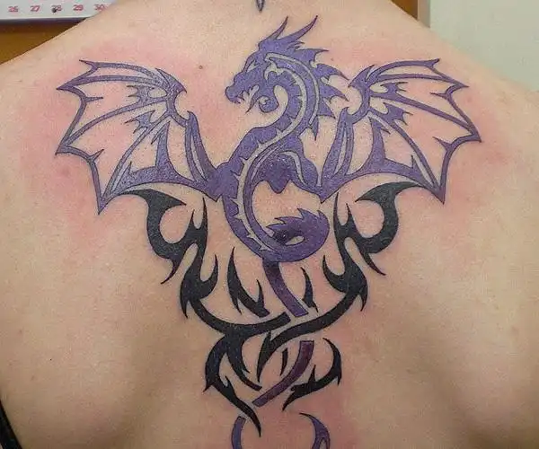 25 encouraging tribal dragon tattoo designs