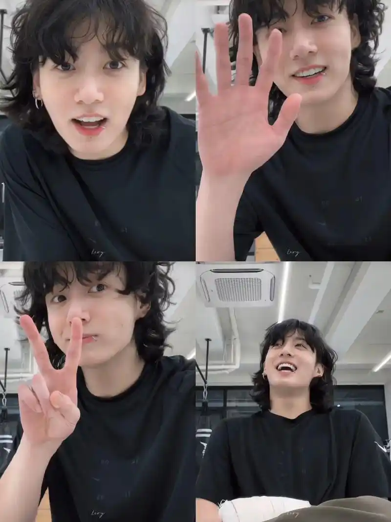 我现在特别想我的卷毛小狗😭#jungkook #田柾国