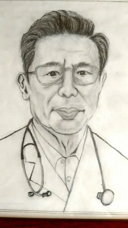 钟南山画像