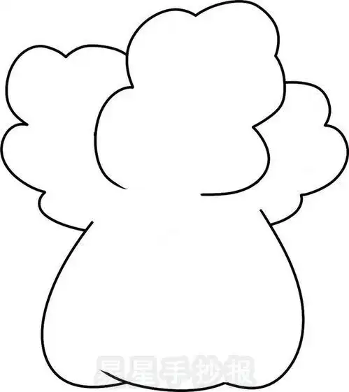 白菜怎么画简笔画萝卜白菜怎么画简笔画