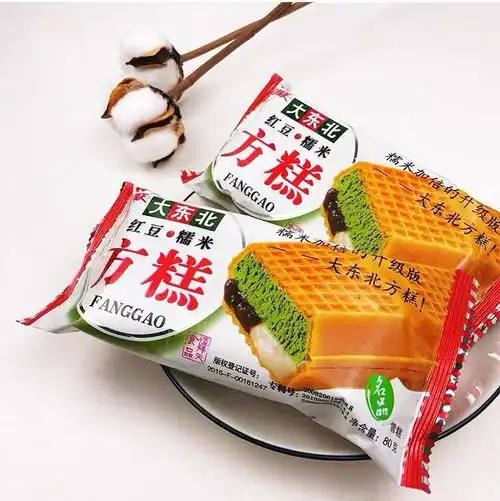 40支礼拜天方糕冷饮大东北方糕红豆糯米威化夹心冰淇淋80克红豆10草莓