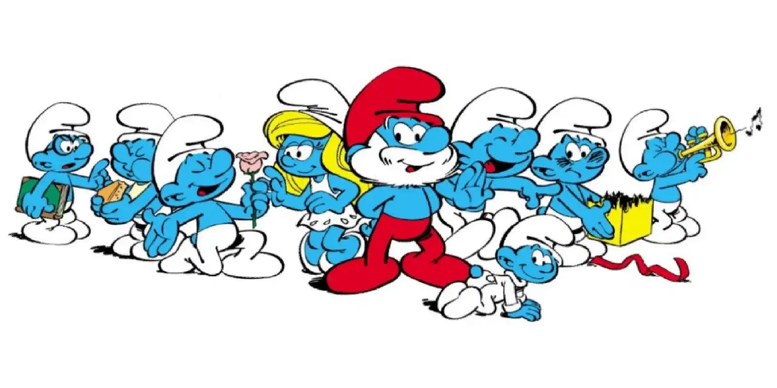 火爆全球经典动画片《蓝精灵》 99在那山的那边海的那边,有一群蓝