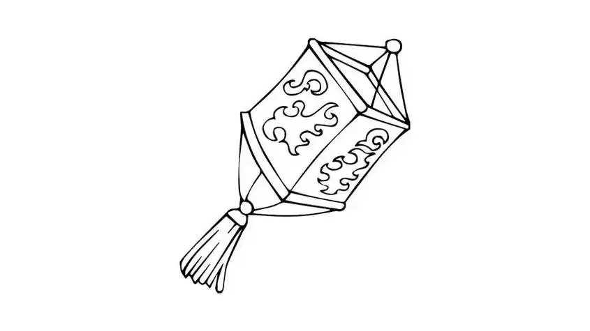 花灯的简笔画元宵节花灯的简笔画