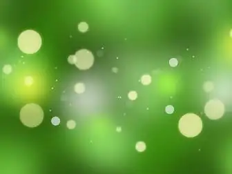 唯美荧光光斑 光圈ios朦胧绿高清幻灯片背景