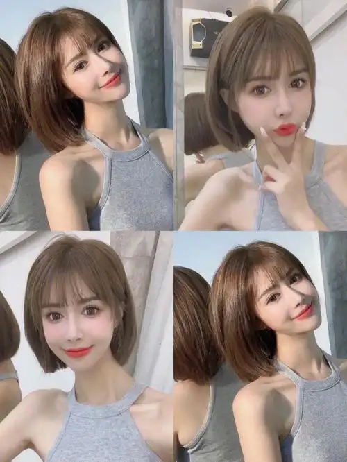 7315青春少女感发型 2021忍不住爱上的短发,圆脸方脸都适合修脸型