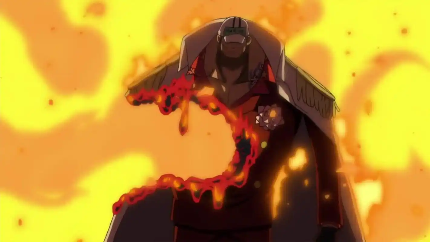 海贼王中的巅峰之战白胡子击败赤犬战死沙场