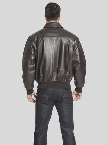 luxurylane男士皮衣二战经典a2真皮飞行夹克皮衣