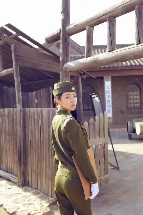 一组国民女军官主题拍摄