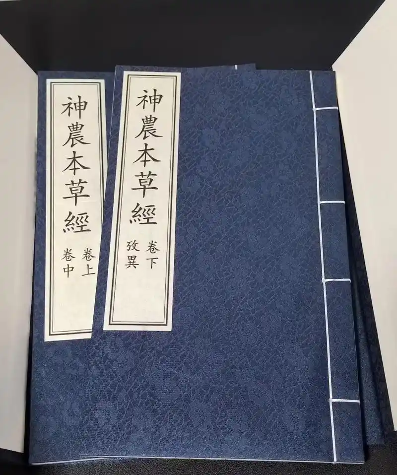 《神农本草经》一函两册宣纸高清.#传统文化 #弘扬国学经典文 - 抖音