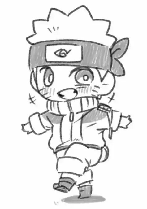 q版火影忍人物简笔画 简笔画图片大全-蒲城教育文学网