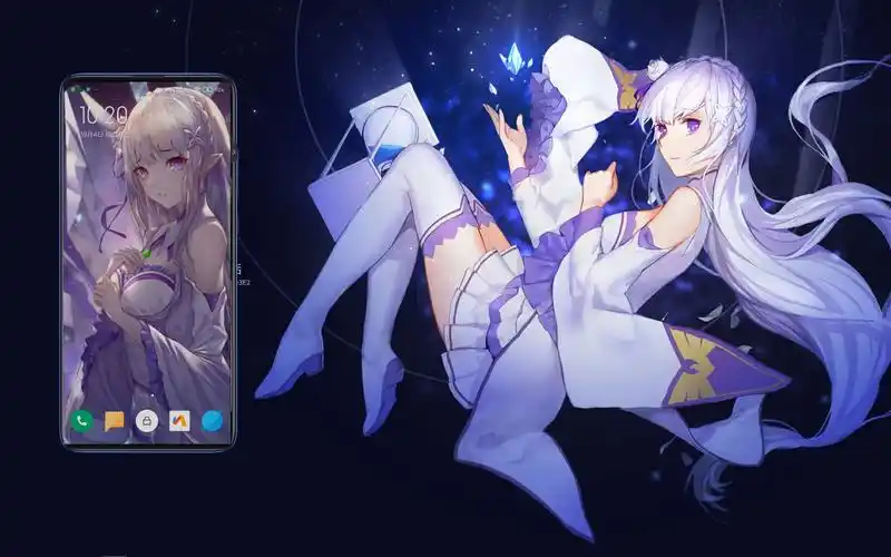 wallpaper动态壁纸推荐-"爱蜜莉雅"的绝美壁纸!_哔哩哔哩_bilibili