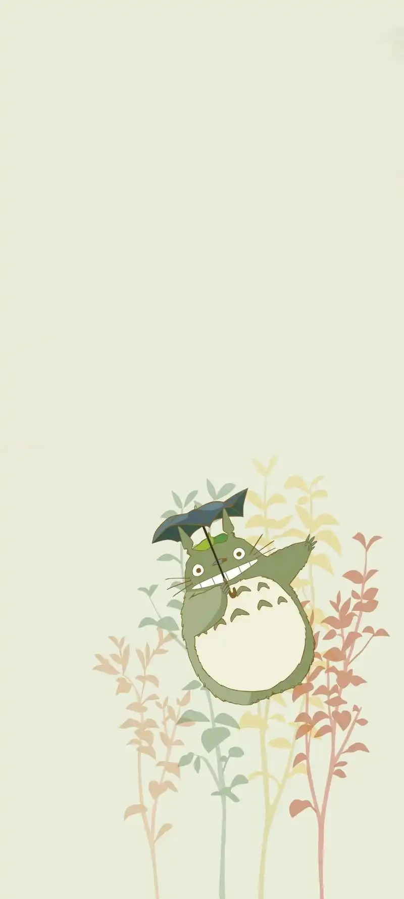 龙猫全面屏手机壁纸