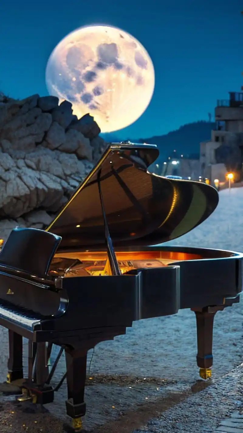 优雅钢琴壁纸精选9378 沉浸在优雅的钢琴音乐中,仿佛置身于音乐的