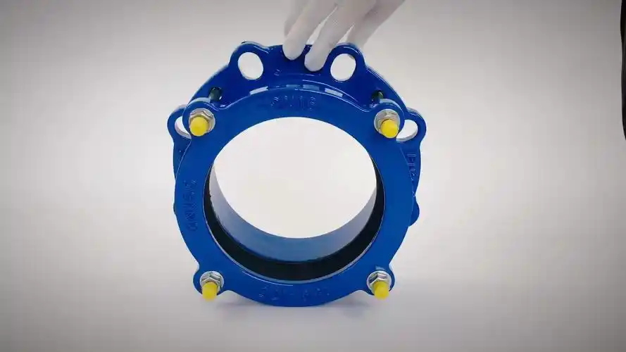 pvc pe hdpe di管od 50毫米pn10 pn16 通用快装法兰适配器